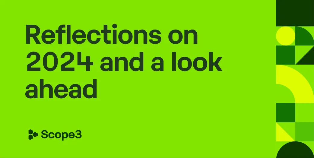 3 Years of Scope3: 2024 Highlights and What's Ahead