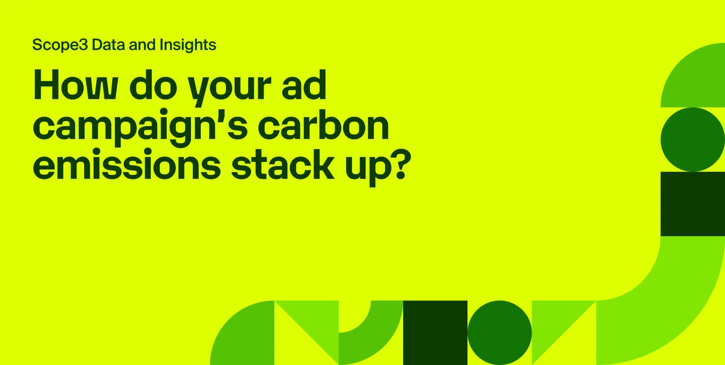 How do your ad campaign’s carbon emissions stack up?