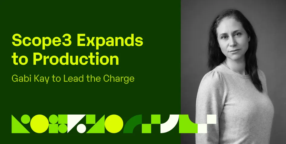 Lights, Camera, Action: Scope3 Expands to Production