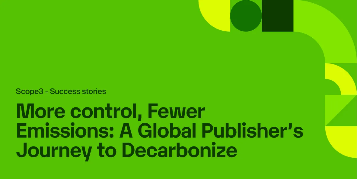 Scope3 Drives 70% Reduction in Publisher’s Average Emissions