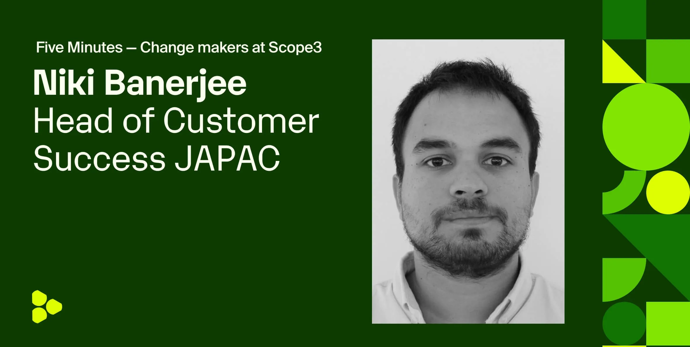 Scope3x5: 5 minutes with Niki Banerjee, Head of Customer Success in JAPAC