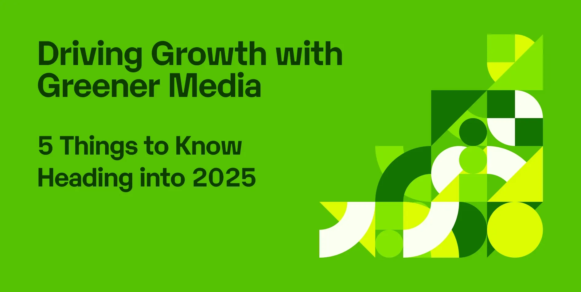 Sustainability as a Growth Driver: Insights from Industry Leaders on Building a Greener Media Ecosystem